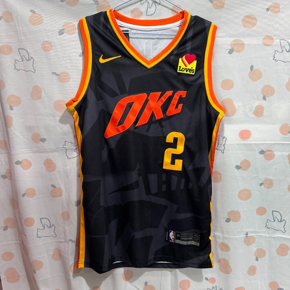 Shai Gilgeous Alexander OKC Thunder Jersey Black